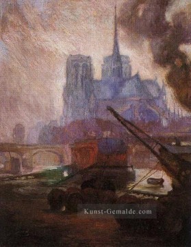 Diego Rivera Werke - Notre Dame de Paris 1909 Diego Rivera